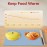 4-Temperature Mode Electric Warming Tray - Touch Control, Foldable Silicone Insulation Board for Hot Food & Beverages, 110-130V, US Plug, Ideal Christmas Gift for Home Use, Food Warming Tray, Sleek Modern Design, Durable Kitchen Item