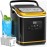 Portable Compact Ice Maker Machine with Self-Cleaning System, 24 lbs/Day & 24-Hour Operation, Digital Display & Timer, 2 Sizes (S/L) with Scoop & Basket - Countertop Ice Maker for Home, RV, Office, Bar, Coffee Station - Compatible with Milk, Drinks, Coffee - 120V, US Plug, 120W, 1.06gal Mini Fridge Design, Ideal for Small Spaces, Energy-Efficient, No Batteries Required, Perfect for Pairing with Milk/Drinks/Coffee, Compact & Portable for Indoor/Outdoor Use, Great for RVs and Bars, Ice