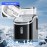 Countertop Ice Maker with Self-Cleaning, 35Lbs/ Day, 16pcs/ 5Mins, Portable Ice Maker Machine with Removable Water Tank, 24Hrs Timer for Home, Office, Party, Black, Party Ice Supply, Home Ice Machine, Spacesaving Machine, Compact Design