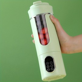 USB- Portable Electric Juicer & Blender - Mini Handheld Fruit/ Vegetable Juice Maker with One-Touch Cleaning, USB-C, Ice Crushing for Smoothies, Milkshakes, Slushies - Compact Blender for On-the-Go Drinks, Smoothie Blender Portable, Fresh Juice, Portable Smoothie Blender, Portable Blender Smoothie, Portable Blender For Smoothies, Heavy Duty Blender, Portable Smoothie Maker, Smoothie Mixer Cup, Juicer Smoothie, Smoothie Cup Blender, Smoothie Maker Portable, Hand Juicer,