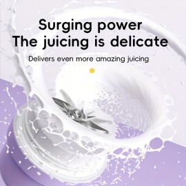 Portable Blender Juice Cup for Shakes and Smoothies, 21.9oz|650ml Free Travel Cup and Lid, Durable Stainless Steel Blades for Powerful Blending Performance, keep cold&heat | Powerful crushed ice function, safety anti-mistouch design, 20-blade head