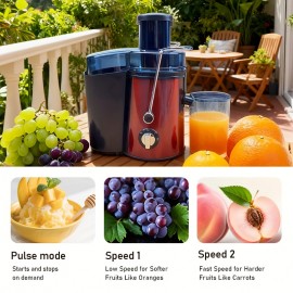 High-Power 21000 RPM Juicer with - Multi-Functional Centrifugal & cold/Hot pressing for Maximum Juice Extraction, - Compatible with Fruits, Vegetables, Leafy Greens, - American Plug (110V) - Ideal for, Smoothies & - Perfect