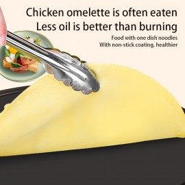 Adjustable Temperature Electric Pancake Maker - Non-Stick, Single-Sided Heating, 1000W/1200W Power, Round Design, Ideal for Crepes, Pancakes, Egg Pancakes, Spring Rolls, And More - Home Kitchen Appliance, Pancake Maker, Crepe Maker