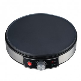 Adjustable Temperature Electric Pancake Maker - Non-Stick, Single-Sided Heating, 1000W/1200W Power, Round Design, Ideal for Crepes, Pancakes, Egg Pancakes, Spring Rolls, And More - Home Kitchen Appliance, Pancake Maker, Crepe Maker