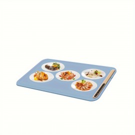 4-Temperature Mode Electric Warming Tray - Touch Control, Foldable Silicone Insulation Board for Hot Food & Beverages, 110-130V, US Plug, Ideal Christmas Gift for Home Use, Food Warming Tray, Sleek Modern Design, Durable Kitchen Item