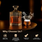 Electric Whiskey Smoker Kit, Cocktail Whiskey Smoker Infuser Kit with 6 Flavors Wood Chips Whiskey Gifts for Birthday Bourbon for Man Dad, Husband Boyfriend Drink Lover