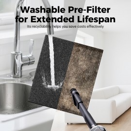 Large Room Air Purifier for Home with Smart Mode, PM2.5 Display, 22dB Sleep Mode, AromaRelax, Covers Up to 1295 Sq.Ft & 360° Air Outlet