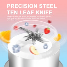 1pc 43.96oz Portable Wireless Juicer with Straw Lid - Compact Battery-Powered Design, Rechargeable Lithium Battery, 10+ Juicing Sessions per Charge