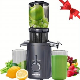 Celiberry Slow Masticating Cold Press Juicer Machine with 4.1