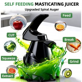 Celiberry Slow Masticating Cold Press Juicer Machine with 4.1