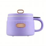 1.6L Electric Cooking Pot & Electric Hot Pot | Multifunctional Electric Stew Pot & Electric Frying Pan | US Plug | Timer Function Available | Intelligent Heat Preservation | Suitable for 1 - 3 People | Portable for Kitchen, Dormitory and Office Use